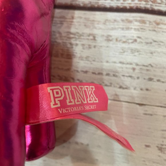 Victoria's Secret PINK Nation stuffed Metallic Shiny Pink Mini Dog - Picture 4 of 4
